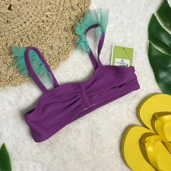 Circo Other - TOP ONLY Girl's Mermaid Bikini Top Purple
